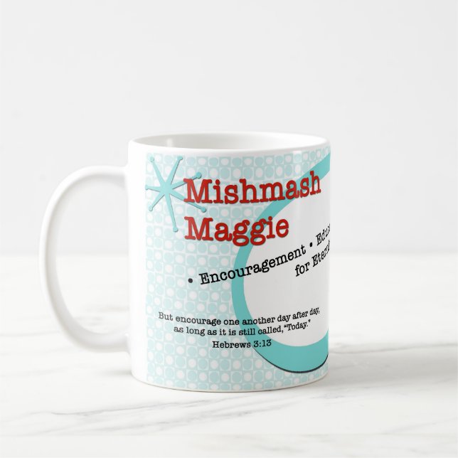 Blogtitel Retro Kaffeetasse (Links)