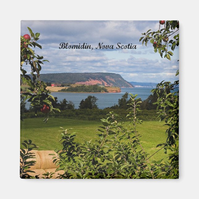 Blomidin, Nova Scotia, Kanada Magnet (Vorne)