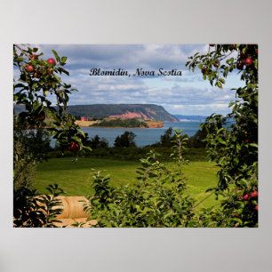 Blomidin, Nova Scotia, Kanada Poster