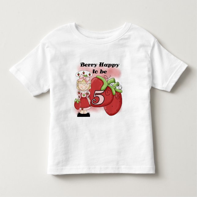 Blond Berry Happy zu sein 5 Tshirts und Geschenke (Vorderseite)