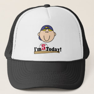 Blond Boy Baseball 5. Geburtstag Truckerkappe