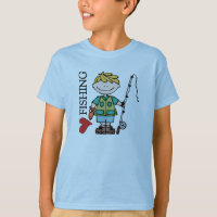 Blond Boy I Liebe Fischen