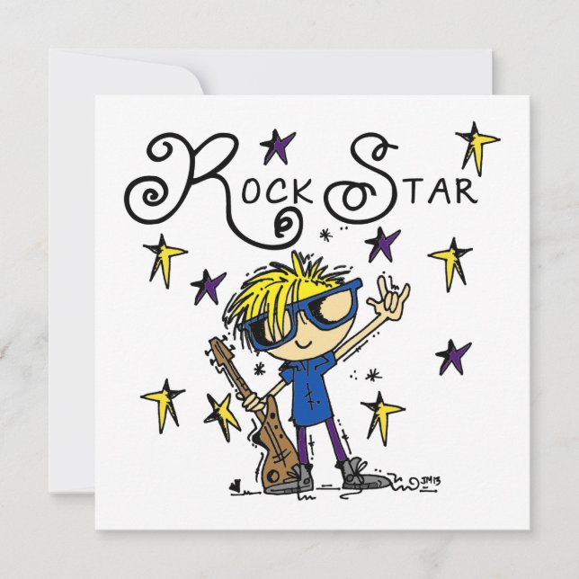 Blond Boy Rock Star (Vorderseite)