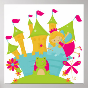 Blond Fairy Princess Poster