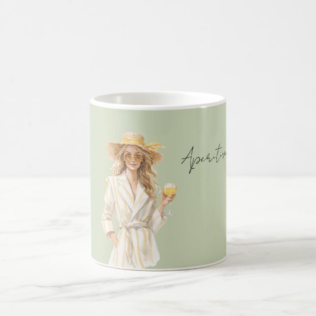 Blond Gelbes Kleid Aperitivo Kaffeetasse (Mittel)