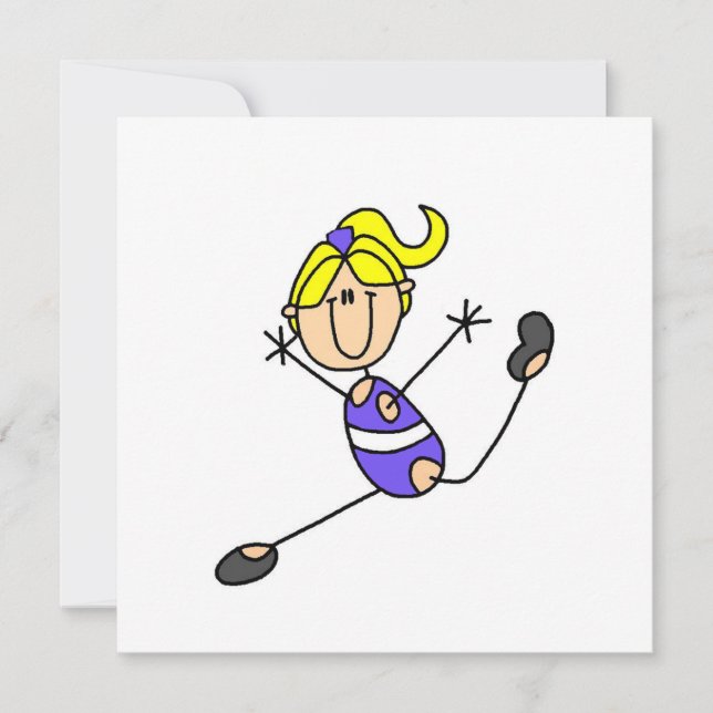 Blond Girl Gymnast (Vorderseite)