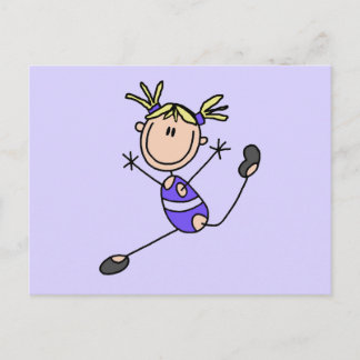 Blond Girl Gymnast Tshirts und Geschenke Postkarte
