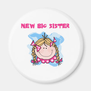 Blond Girl New Big Sister Magnet
