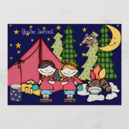 Blond Hair Girl Garten Lepover 12x18 Einladung
