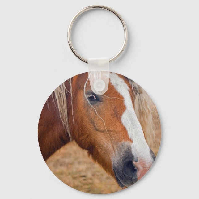 Blond Horse Schlüsselanhänger (Vorderseite)
