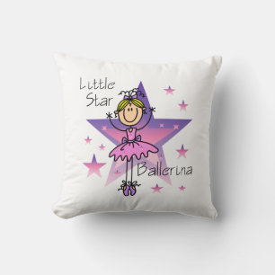 Blond Little Star Ballerina Pillow Kissen