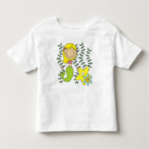 Blond Mermaid Kleinkind T-shirt