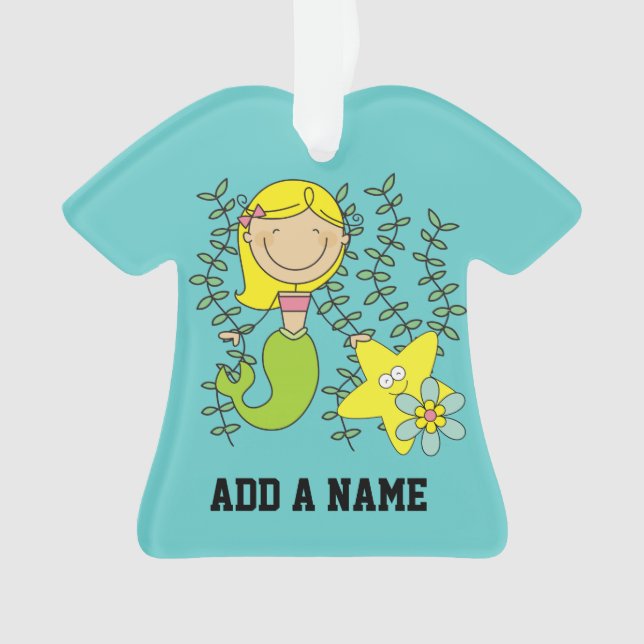 Blond Mermaid Ornament (Vorderseite)