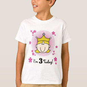 Blond Princess 3. Geburtstagsgeschenke & Geschenke T-Shirt