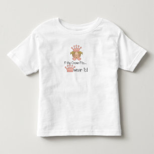Blond Princess Crown Fits Kleinkind T-shirt