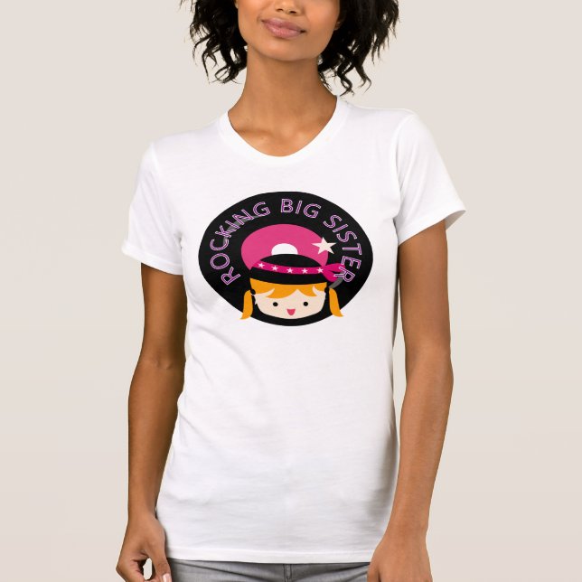 Blond Rocking Big Sister T-Shirt (Vorderseite)