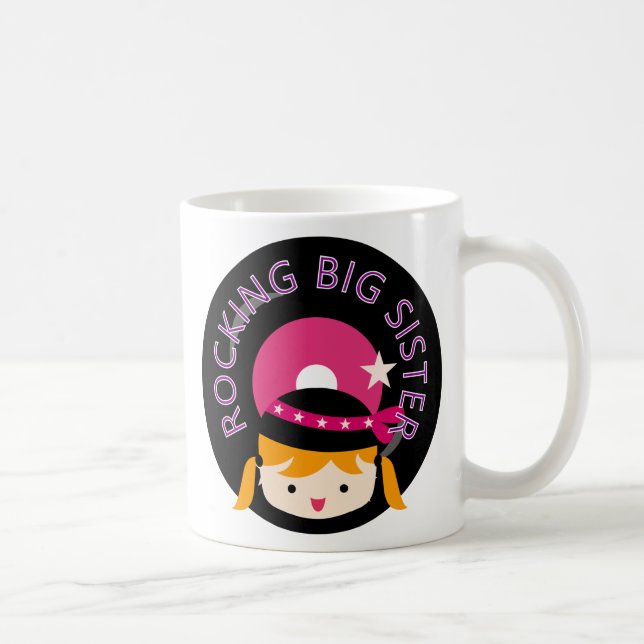 Blond Rocking Big Sister Tasse (Rechts)