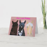 Blond Witz ,Geburtstagskarte