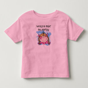 Blond World's Best Big Sister Kleinkind T-shirt