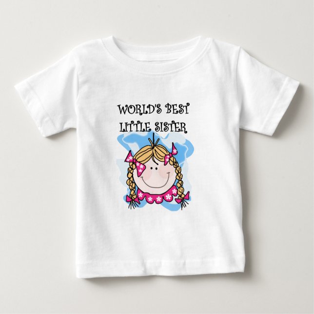 Blond World's Best Little Sister Tshirts (Vorderseite)