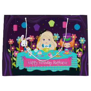 Blonde Alice - Tee-Party Große Geschenktasche Geschenktüte
