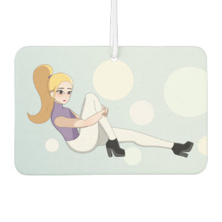 Blonde Anime Girl Autolufterfrischer
