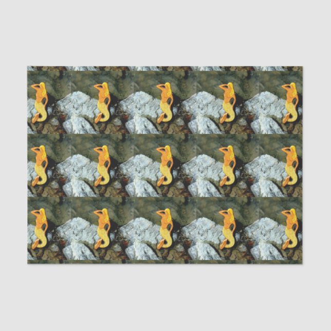 Blonde-Aussichtspersonen Seidenpapier (Vorderseite)