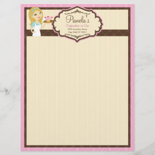 Blonde Baker Cupcake D12 Briefkopf 2