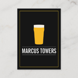 Blonde Beer IPA Brewmaster Visitenkarte