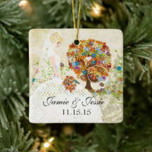 Blonde Birdes 1. Weihnachtsbaumdesign der Blume