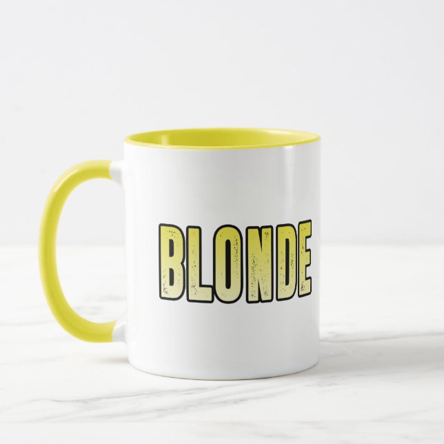 Blonde, blonde Liebhaber Tasse (Links)