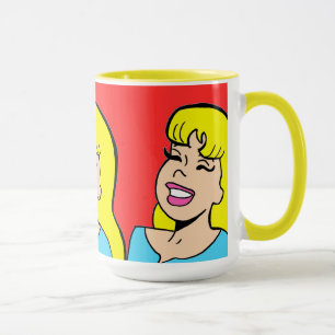 Blonde Bombshell Comic Strip Kaffee Tasse