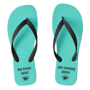Blonde & Broke - Flip Flops - Schwarzes Logo