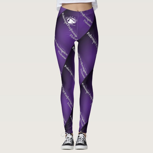 Blonde & Broke - FPH-Leggings - Weißes Logo Leggings (Vorderseite)