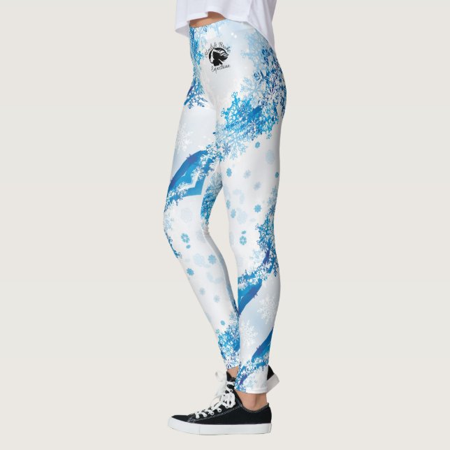 Blonde & Broke - Gemusterte Leggings - Schwarzes L (Links)