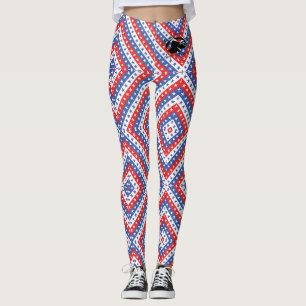 Blonde & Broke - Gemusterte Leggings - Schwarzes L