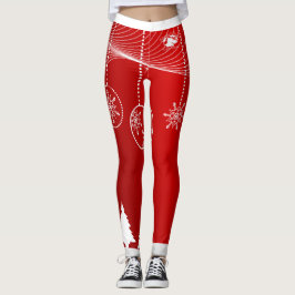 Blonde & Broke - Gemusterte Leggings - Weißes Logo
