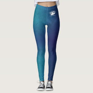 Blonde & Broke - Gemusterte Leggings - Weißes Logo