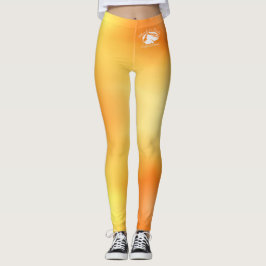 Blonde & Broke - Gemusterte Leggings - Weißes Logo