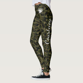 Blonde & Broke - "Personalize this" Camouflage Leg Leggings