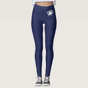 Blonde & Broke - Solide Leggings - Weißes Logo