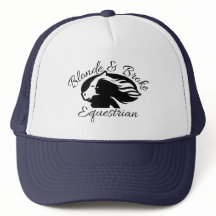 Blonde & Broke - Trucker Hat - Schwarzes Logo
