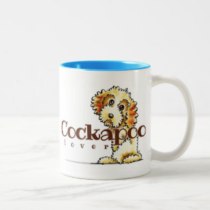 Blonde Cockapoo Lover Zweifarbige Tasse