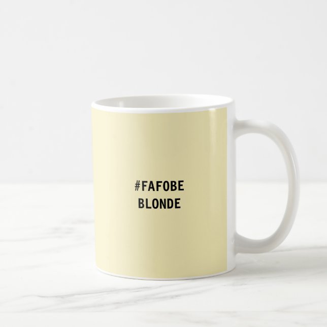 Blonde Color Hex Code-Tasse Kaffeetasse (Rechts)