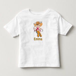 Blonde Cowgirl Shirt mit Name