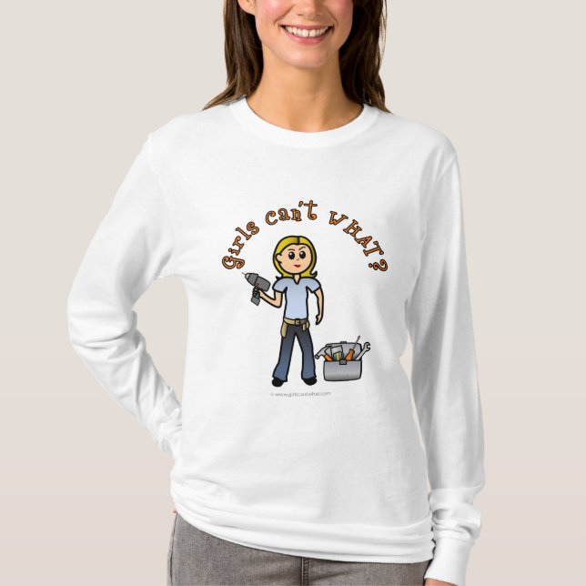 Blonde Do-it-You-selbst Diva T-Shirt (Vorderseite)