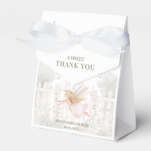 Blonde Fairy Baby Dusche Vielen Dank Geschenkschachtel