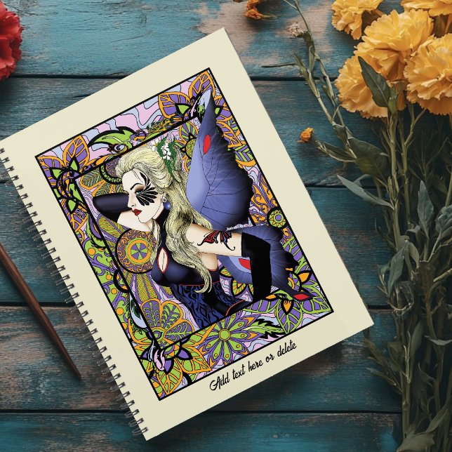 Blonde Fairy Floral Lila Planer (Von Creator hochgeladen)