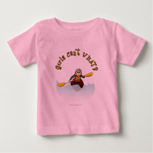 Blonde Female Kayaker Baby T-shirt