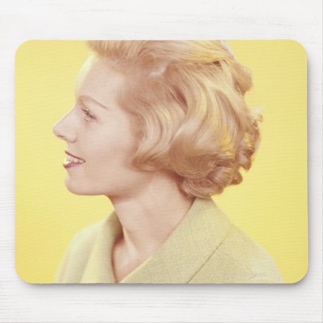 Blonde Frau 2 Mousepad (Vorne)